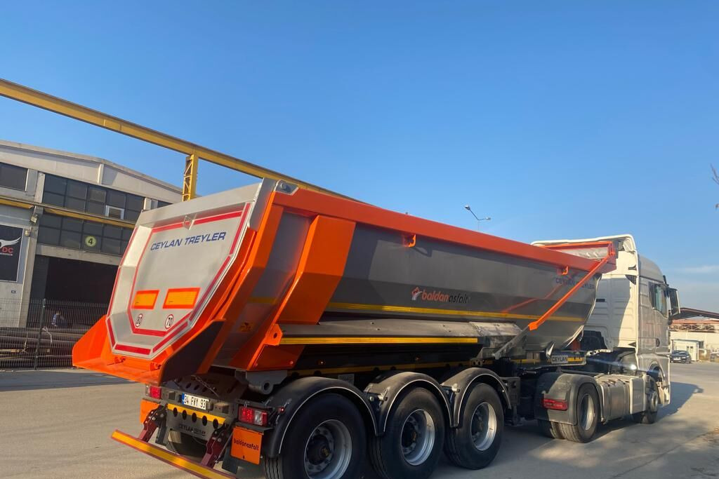 New Tipper semi-trailer CEYLAN 3 AXLES TIPPER 22-30M3: picture 25