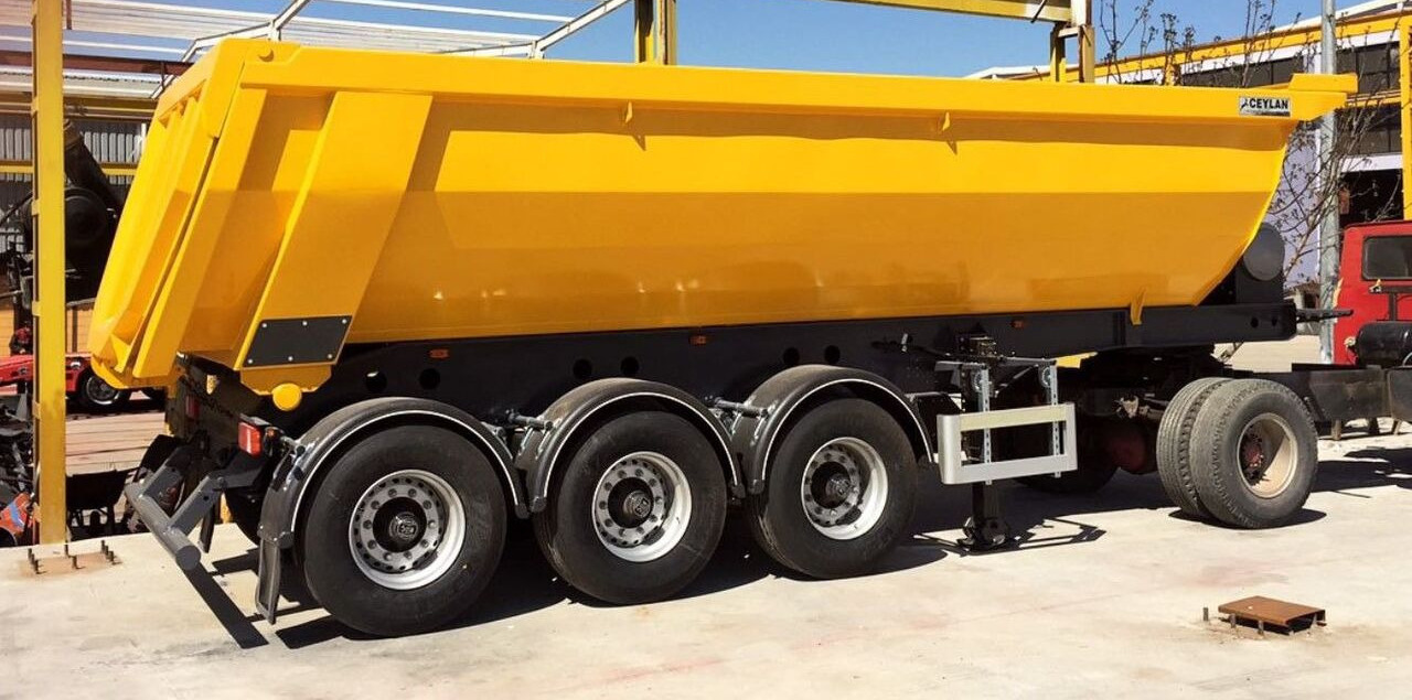 New Tipper semi-trailer CEYLAN 3 AXLES TIPPER 22-30M3: picture 11