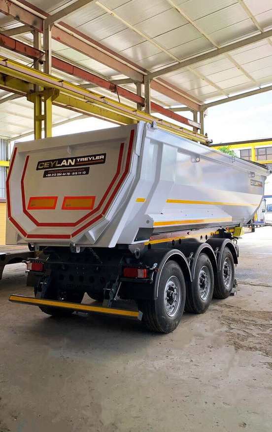 New Tipper semi-trailer CEYLAN 3 AXLES TIPPER 22-30M3: picture 9
