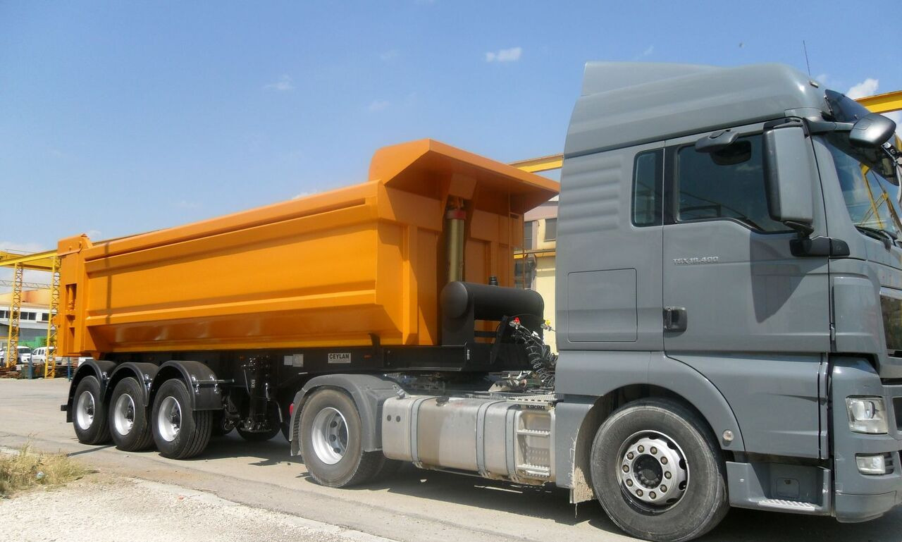 New Tipper semi-trailer CEYLAN 3 AXLES TIPPER 22-30M3: picture 14