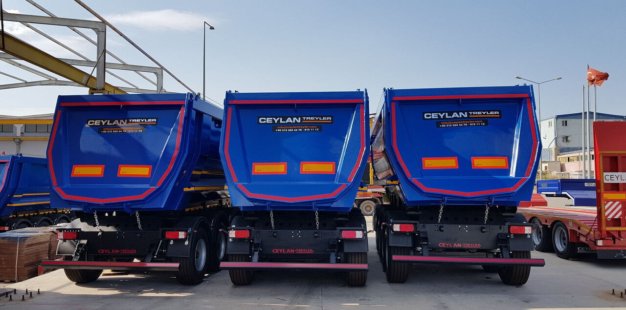 New Tipper semi-trailer CEYLAN 3 AXLES TIPPER 22-30M3: picture 12