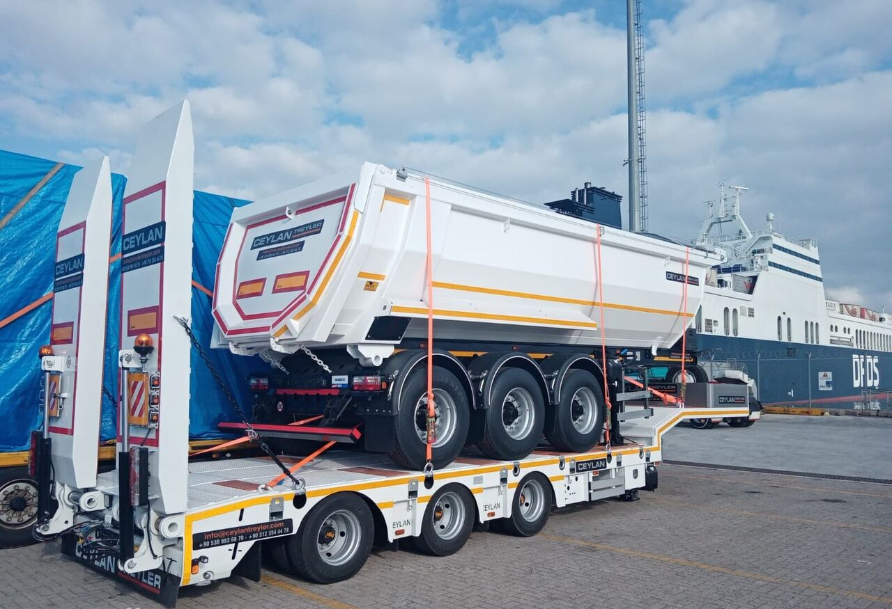 New Tipper semi-trailer CEYLAN 3 AXLES TIPPER 22-30M3: picture 19