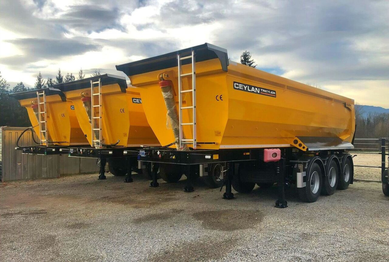 New Tipper semi-trailer CEYLAN 3 AXLES TIPPER 22-30M3: picture 8