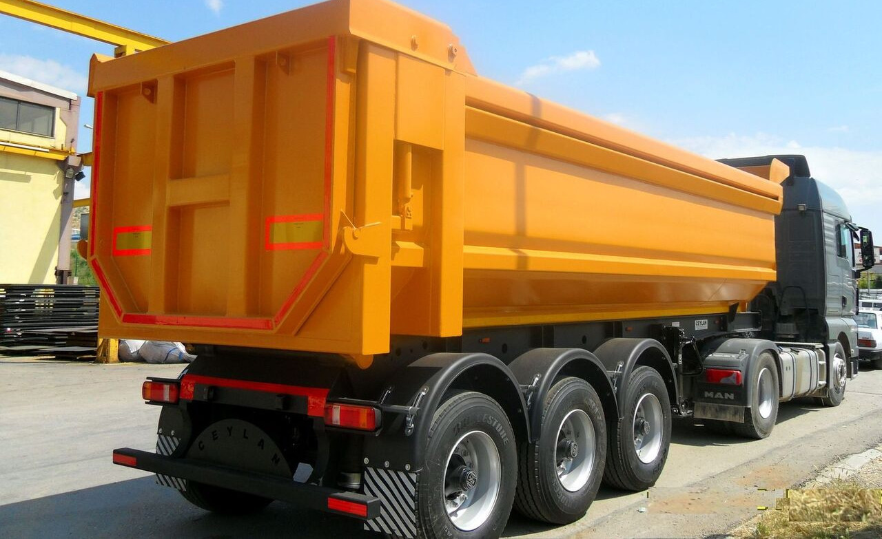 New Tipper semi-trailer CEYLAN 3 AXLES TIPPER 22-30M3: picture 15