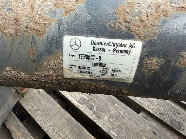 Mercedes-Benz Mercedes Assen Type TE5/8KC7-9 - Axle and parts for Truck: picture 4 Mercedes-Benz Mercedes Assen Type TE5/8KC7-9 - Axle and parts for Truck: picture 4