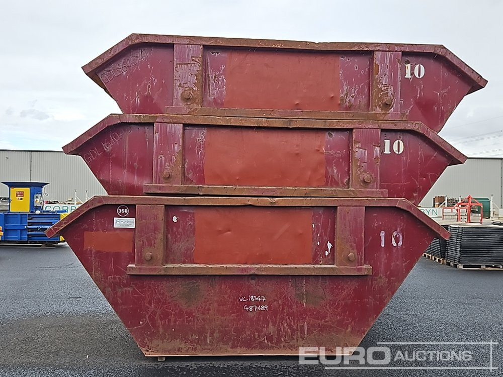10 Yard Skip to suit Skip Loader Lorry (3 of) - Skip bin: picture 2 10 Yard Skip to suit Skip Loader Lorry (3 of) - Skip bin: picture 2