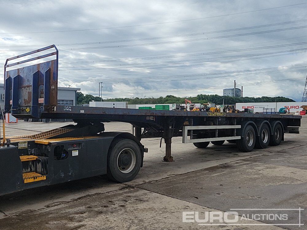 2007 Montracon Tri Axle Extendable Flat Bed Trailer - Dropside/ Flatbed semi-trailer: picture 1 2007 Montracon Tri Axle Extendable Flat Bed Trailer - Dropside/ Flatbed semi-trailer: picture 1