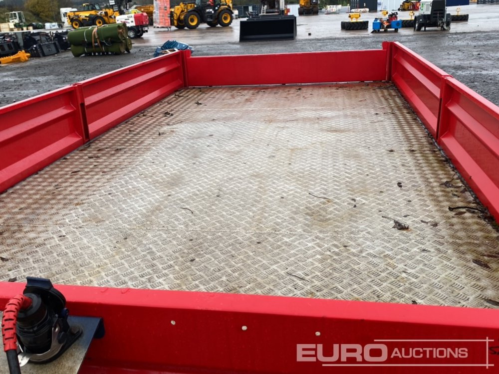 Dropside/ Flatbed trailer 2013 Dooley 10 Ton Tri-Axle Drop Side Drag Trailer: picture 20