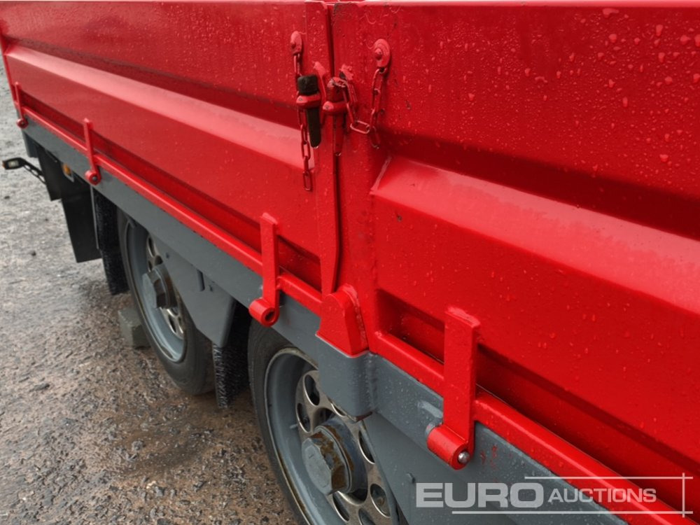 Dropside/ Flatbed trailer 2013 Dooley 10 Ton Tri-Axle Drop Side Drag Trailer: picture 24