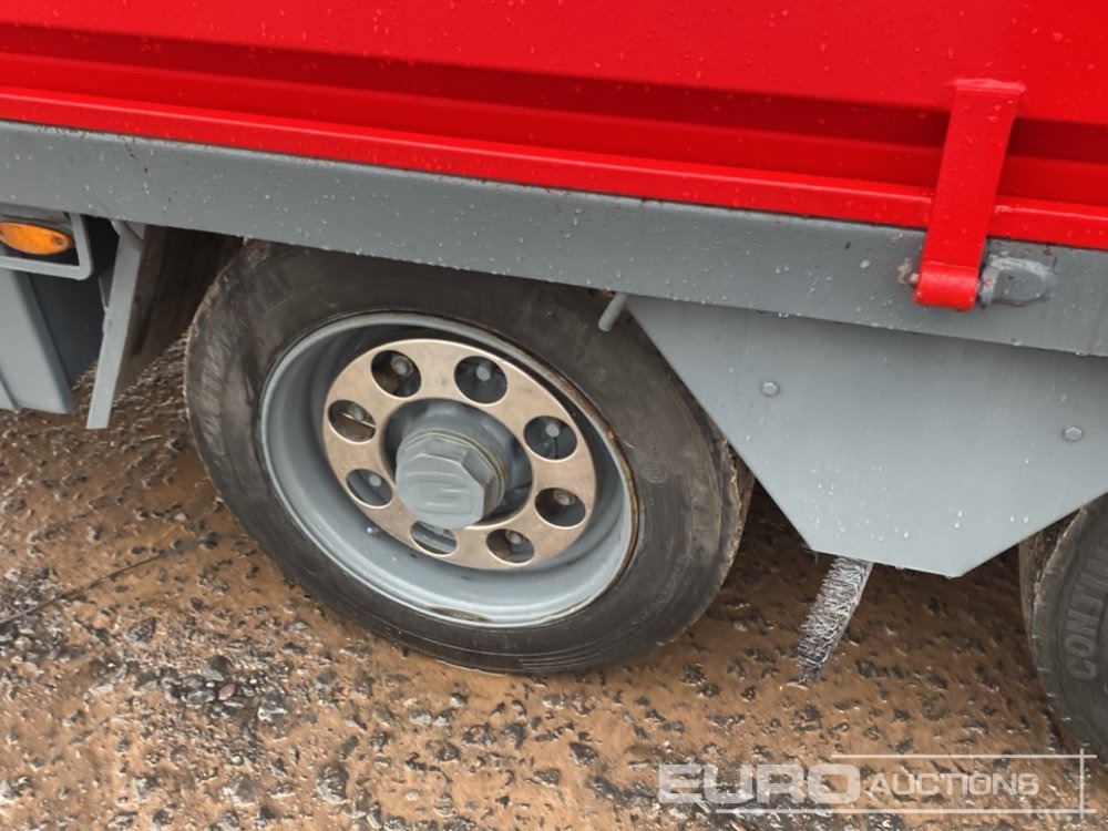 Dropside/ Flatbed trailer 2013 Dooley 10 Ton Tri-Axle Drop Side Drag Trailer: picture 10