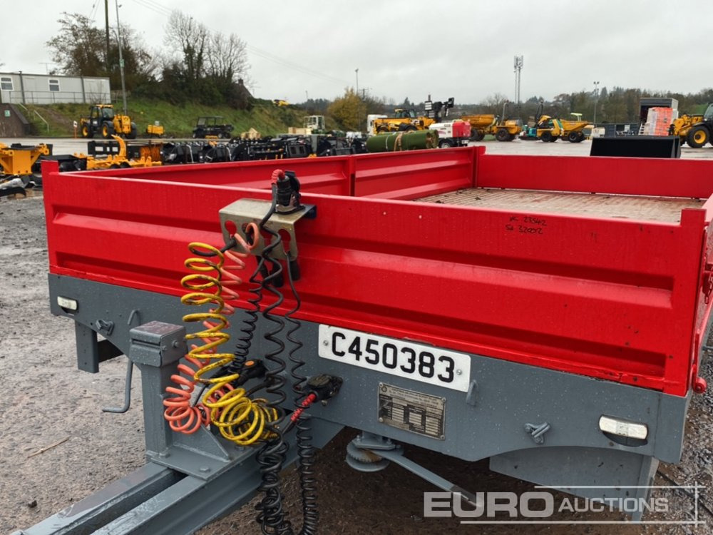 Dropside/ Flatbed trailer 2013 Dooley 10 Ton Tri-Axle Drop Side Drag Trailer: picture 19