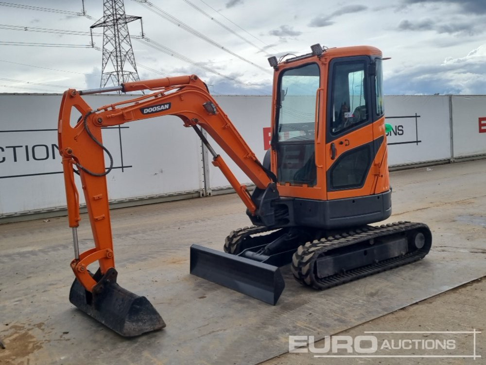 2013 Doosan DX27Z - Mini excavator: picture 1 2013 Doosan DX27Z - Mini excavator: picture 1