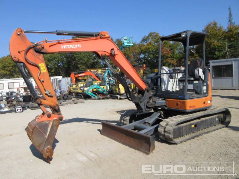 2013 Hitachi ZX40U-5A Rubber Tracks, Blade, Offset, Piped - Mini excavator: picture 2 2013 Hitachi ZX40U-5A Rubber Tracks, Blade, Offset, Piped - Mini excavator: picture 2