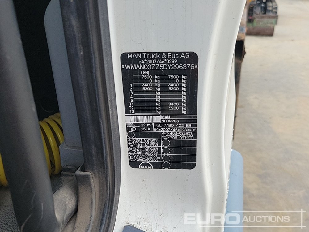 Skip loader truck 2013 MAN TGL7.180: picture 40
