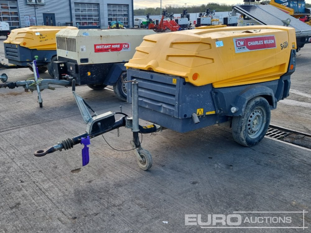2014 Atlas Copco XAS67 - Air compressor: picture 1 2014 Atlas Copco XAS67 - Air compressor: picture 1