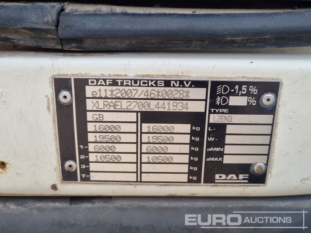 Road sweeper 2015 DAF LF220: picture 44
