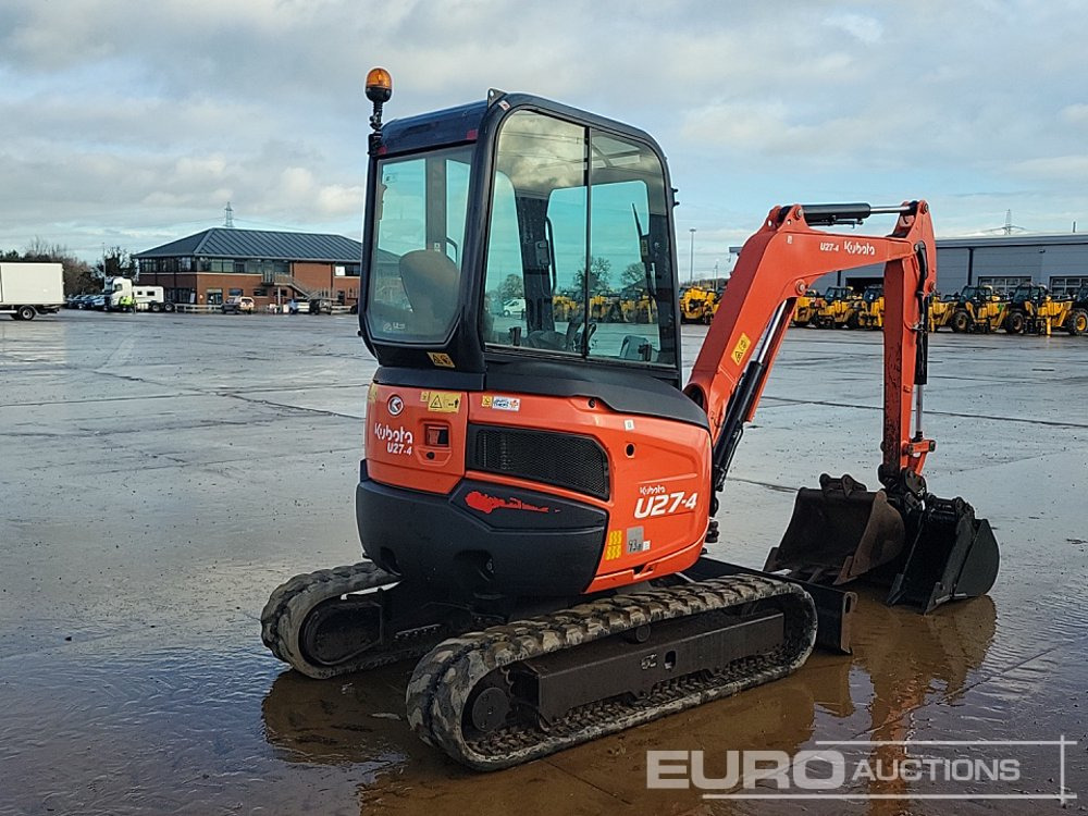 2015 Kubota U27-4 - Mini excavator: picture 5 2015 Kubota U27-4 - Mini excavator: picture 5