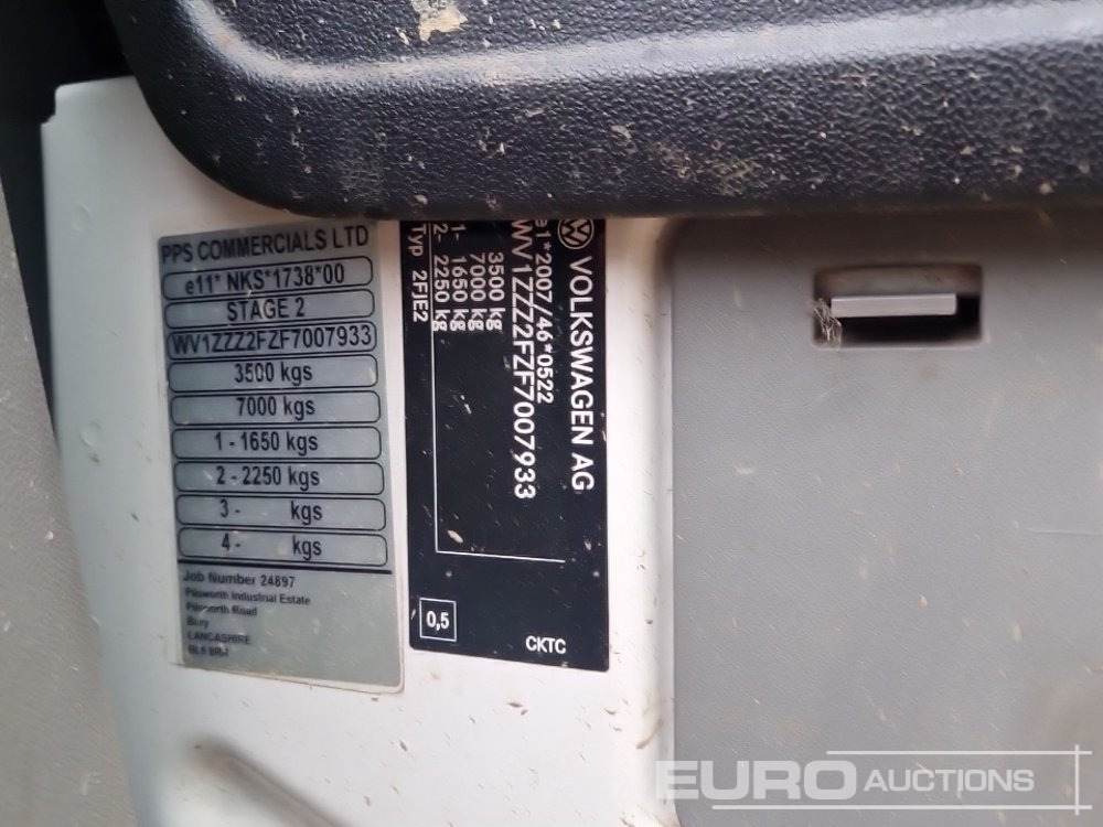 Flatbed van 2015 Volkswagen Crafter: picture 35 Flatbed van 2015 Volkswagen Crafter: picture 35