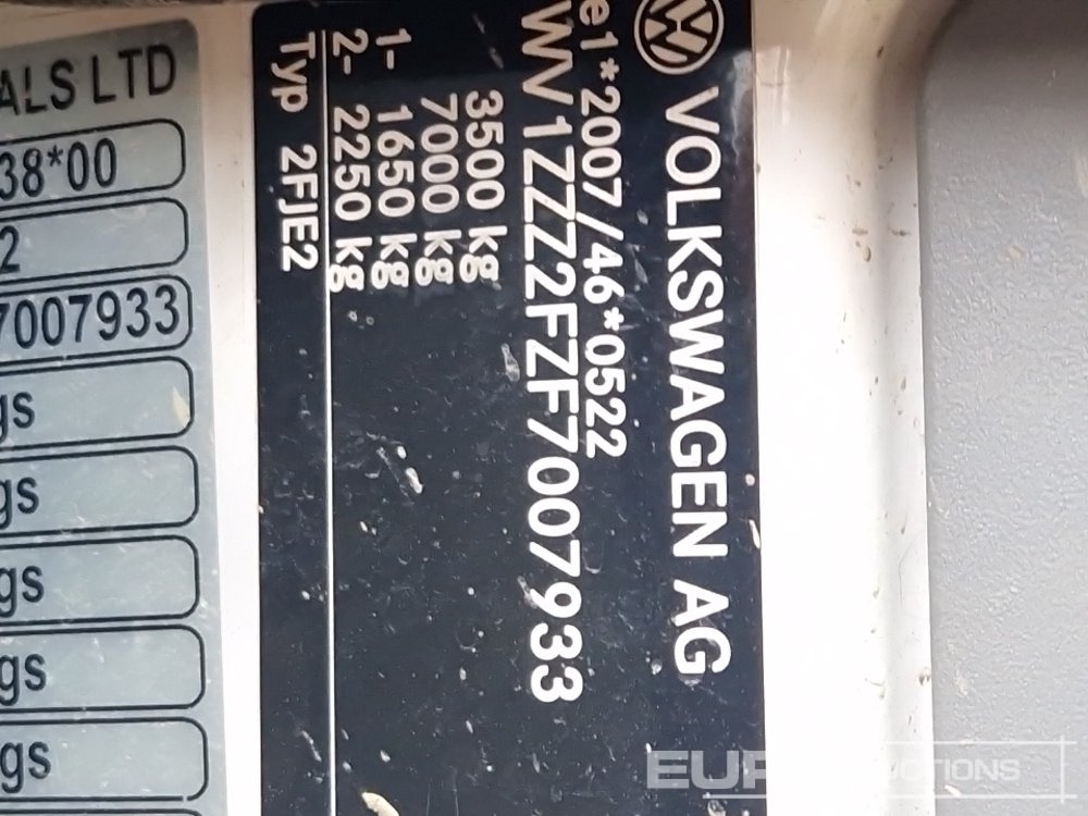 Flatbed van 2015 Volkswagen Crafter: picture 36 Flatbed van 2015 Volkswagen Crafter: picture 36