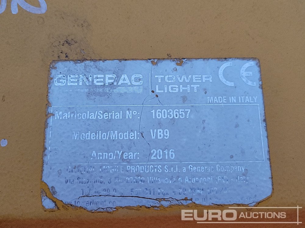 Lighting tower 2016 Generac VB9: picture 36