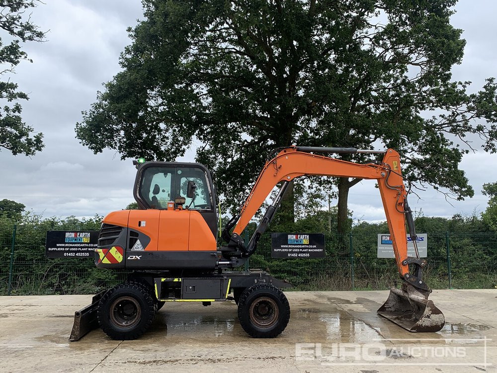 2017 Doosan DX57W-5 - Wheel excavator: picture 4 2017 Doosan DX57W-5 - Wheel excavator: picture 4