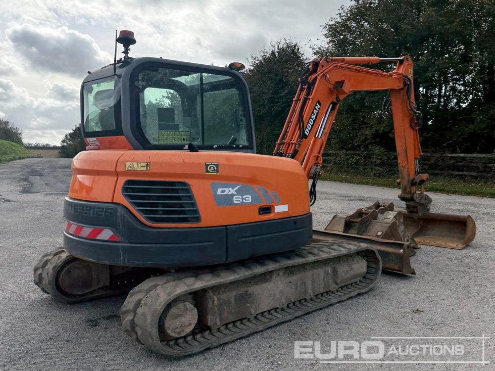 2018 Doosan DX63-3 - Mini excavator: picture 2 2018 Doosan DX63-3 - Mini excavator: picture 2