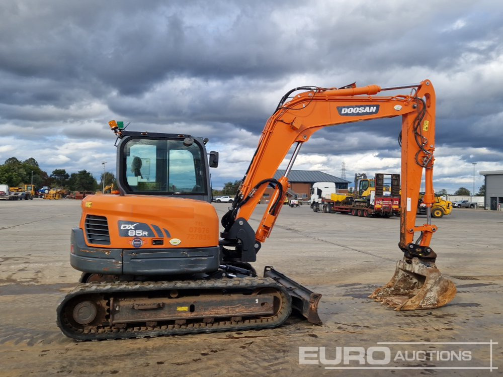 Mini excavator 2018 Doosan DX85-3: picture 6
