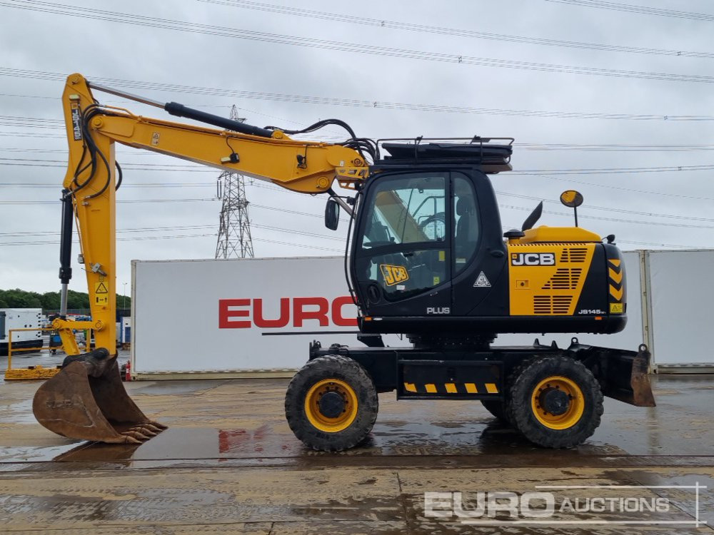 2018 JCB JS145W+ - Wheel excavator: picture 2 2018 JCB JS145W+ - Wheel excavator: picture 2