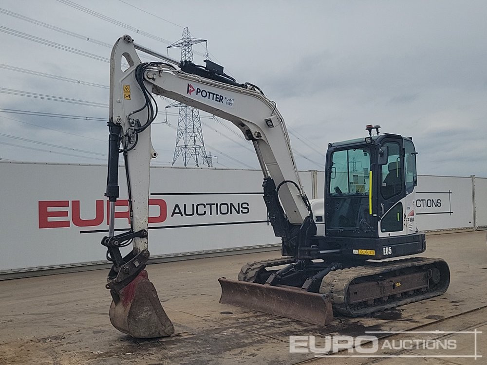 2019 Bobcat E85 - Mini excavator: picture 1 2019 Bobcat E85 - Mini excavator: picture 1