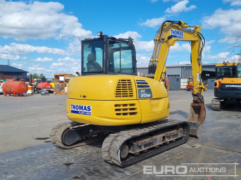 2019 Komatsu PC80MR-5 - Mini excavator: picture 5 2019 Komatsu PC80MR-5 - Mini excavator: picture 5