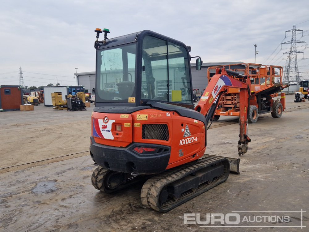 2019 Kubota KX027-4 - Mini excavator: picture 5 2019 Kubota KX027-4 - Mini excavator: picture 5