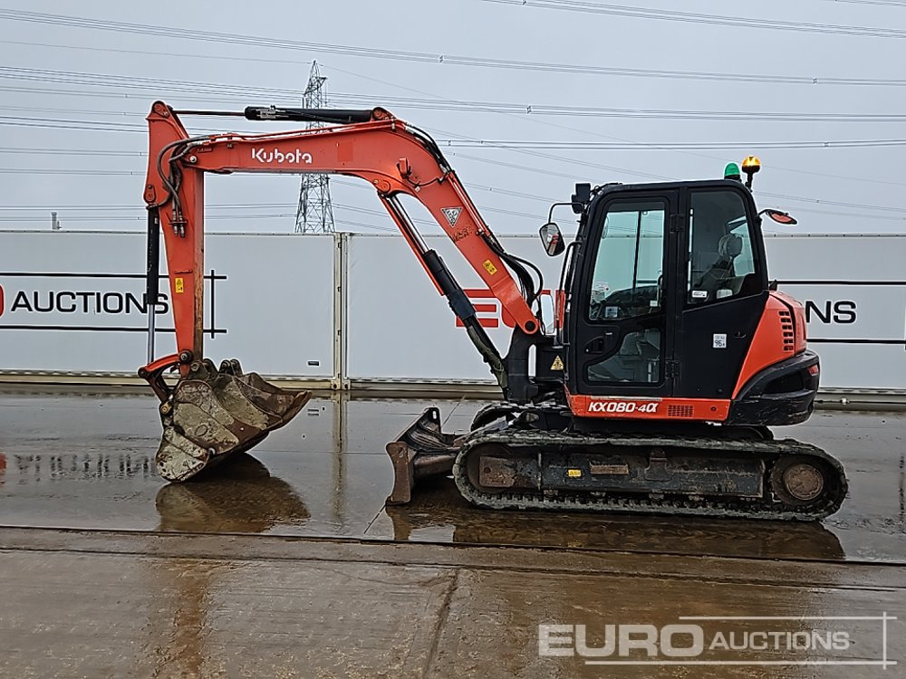 2019 Kubota KX080-4A - Mini excavator: picture 1 2019 Kubota KX080-4A - Mini excavator: picture 1