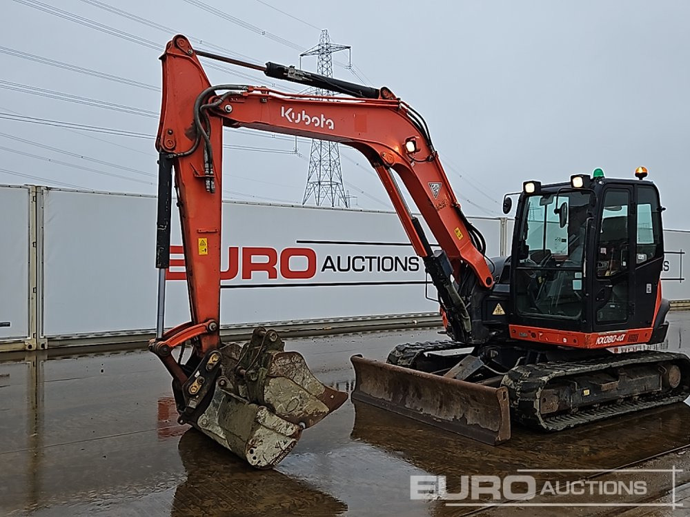 2019 Kubota KX080-4A - Mini excavator: picture 2 2019 Kubota KX080-4A - Mini excavator: picture 2