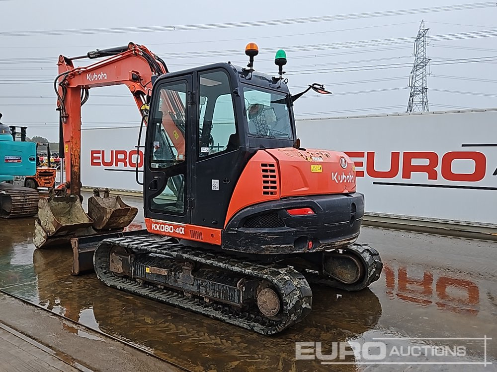 2019 Kubota KX080-4A - Mini excavator: picture 3 2019 Kubota KX080-4A - Mini excavator: picture 3