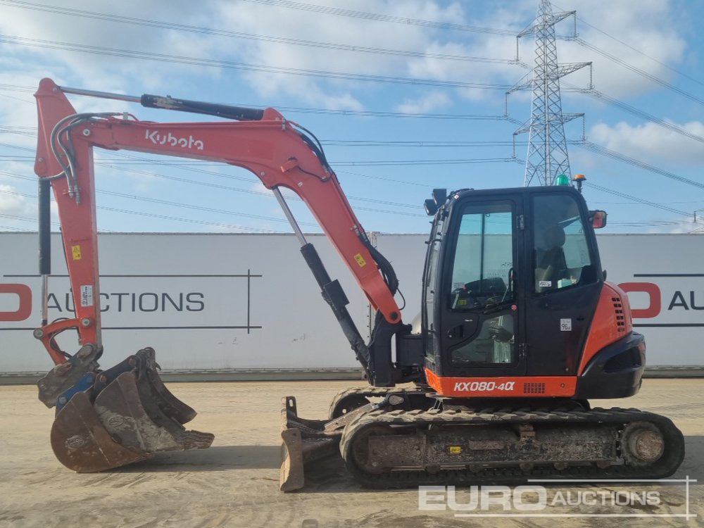 2019 Kubota KX080-4A - Mini excavator: picture 2 2019 Kubota KX080-4A - Mini excavator: picture 2