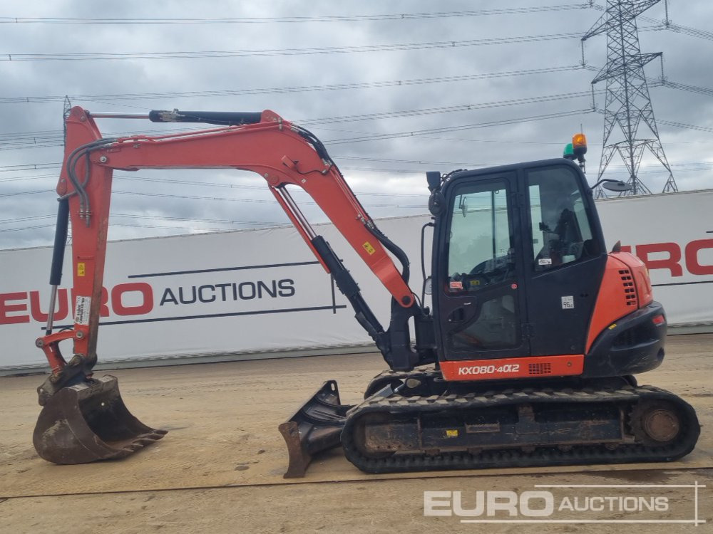 2019 Kubota KX080-4A2 - Mini excavator: picture 2 2019 Kubota KX080-4A2 - Mini excavator: picture 2