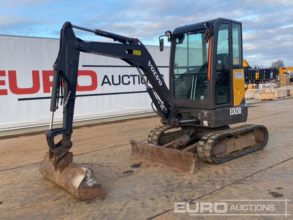 2019 Volvo ECR25D - Mini excavator: picture 1 2019 Volvo ECR25D - Mini excavator: picture 1