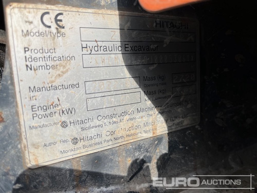 2022 Hitachi ZX26U-6 CLR - Mini excavator: picture 4 2022 Hitachi ZX26U-6 CLR - Mini excavator: picture 4