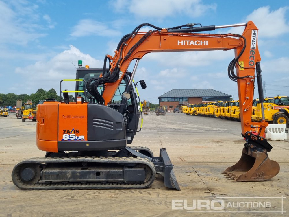 Mini excavator 2022 Hitachi ZX85US-6: picture 6