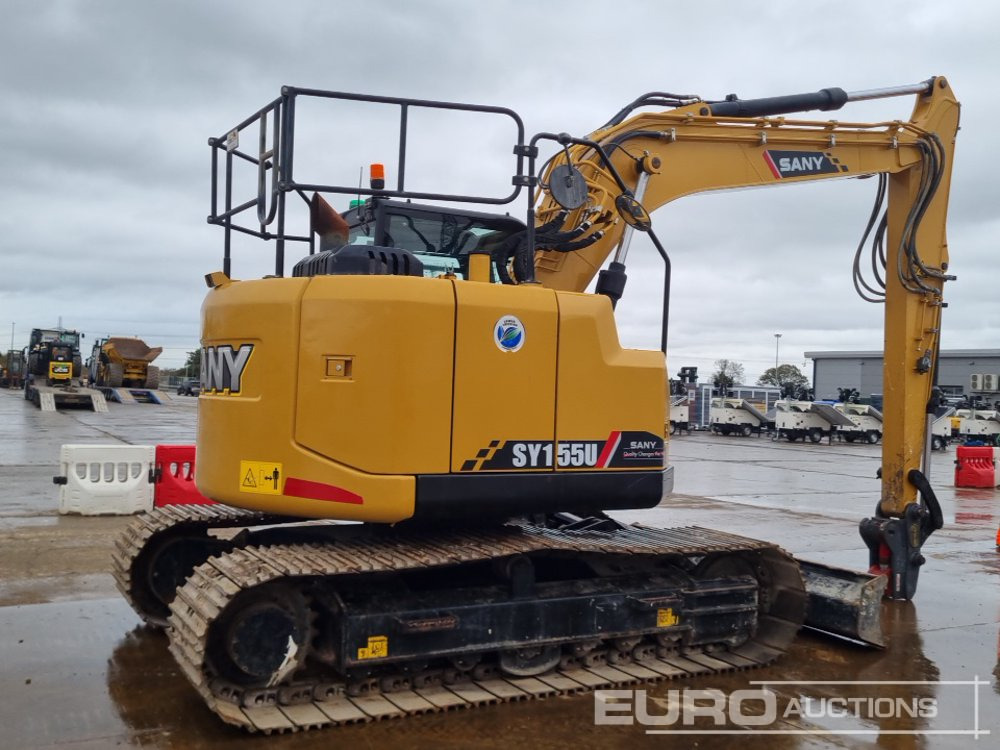 2022 Sany SY155U - Crawler excavator: picture 5 2022 Sany SY155U - Crawler excavator: picture 5