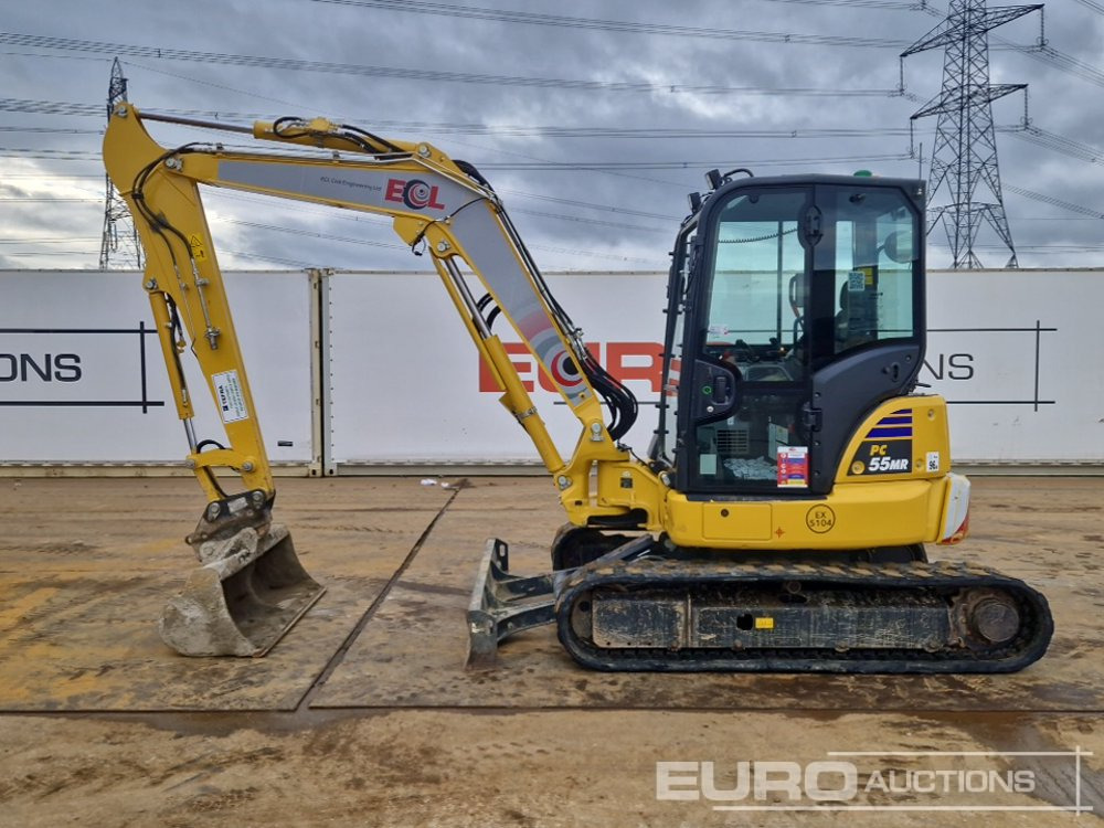 2024 Komatsu PC55MR-5E0 - Mini excavator: picture 3 2024 Komatsu PC55MR-5E0 - Mini excavator: picture 3