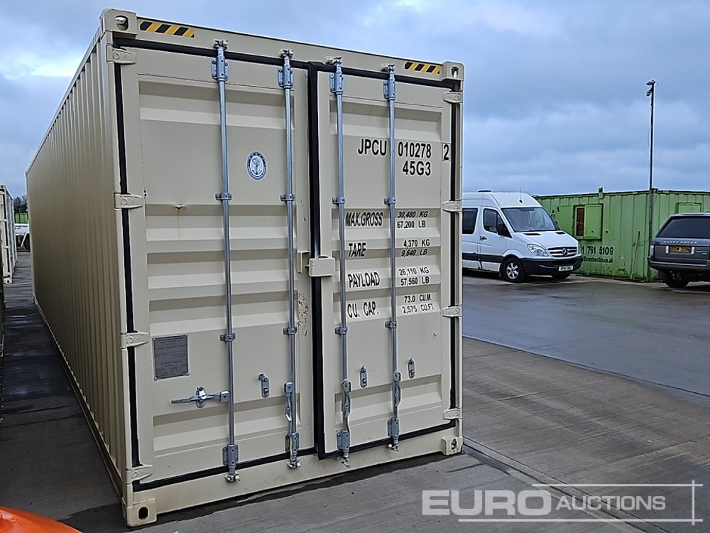 2025 40' x 8' High Cube Container, 2 Side Doors, 1 End Door (Cannot Be Reconsigned) - Shipping container: picture 4 2025 40' x 8' High Cube Container, 2 Side Doors, 1 End Door (Cannot Be Reconsigned) - Shipping container: picture 4