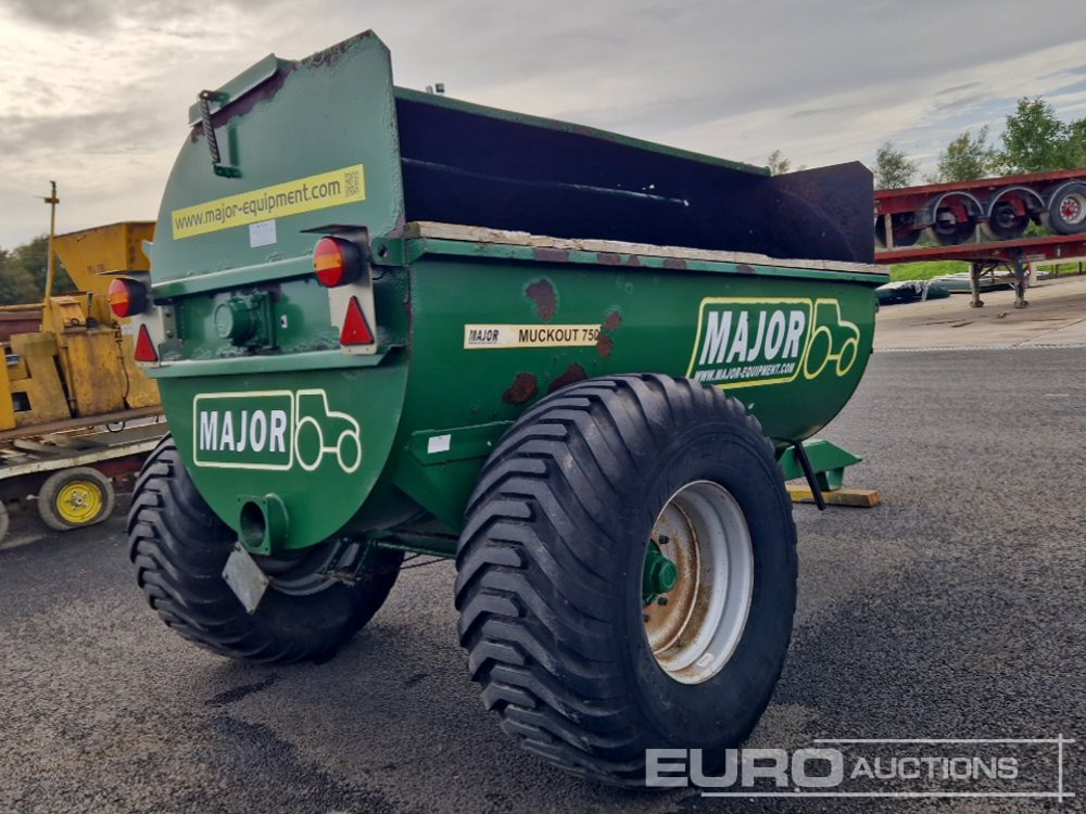 2015 Major 750 SP Single Axle Muck Spreader - Agricultural machinery: picture 5 2015 Major 750 SP Single Axle Muck Spreader - Agricultural machinery: picture 5