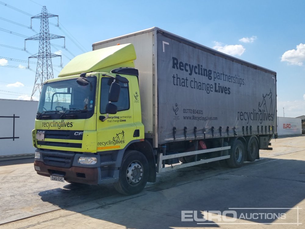 DAF CF75.310 - Curtainsider truck: picture 1 DAF CF75.310 - Curtainsider truck: picture 1