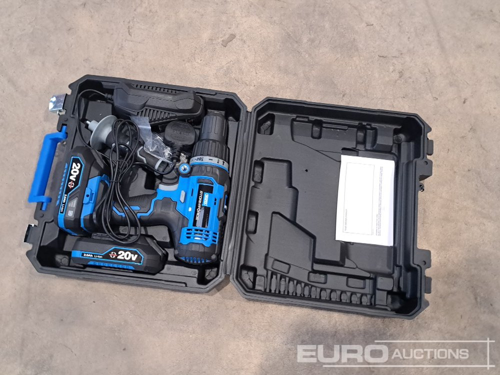 Draper 18 Volt Cordless Drill with Case & Charger - Workshop equipment: picture 2 Draper 18 Volt Cordless Drill with Case & Charger - Workshop equipment: picture 2