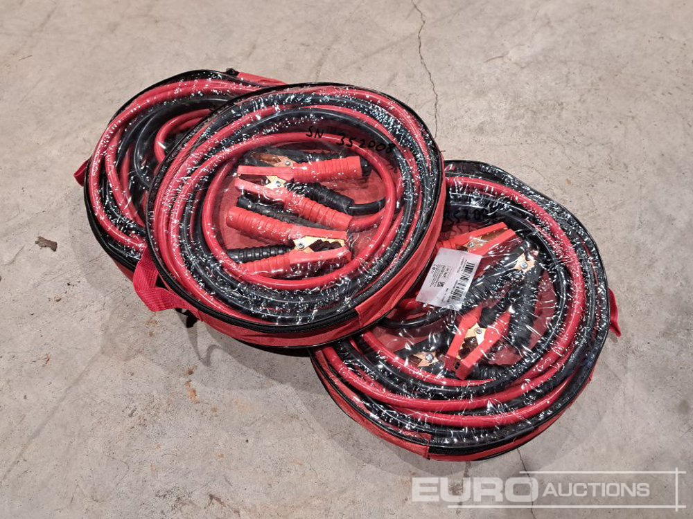 Heavy Duty 3000Amp 6 Metre Jump Leads (3 of) - Workshop equipment: picture 1 Heavy Duty 3000Amp 6 Metre Jump Leads (3 of) - Workshop equipment: picture 1