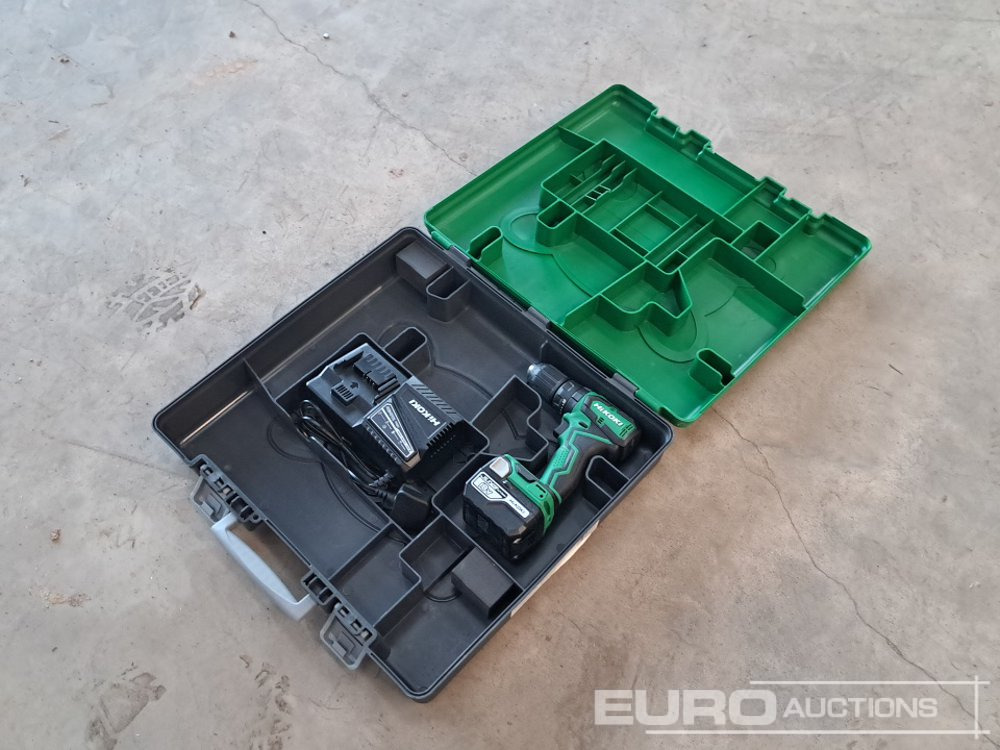 Hikoki 18 Volt Cordless Drill with Case, Battery and Charger - Workshop equipment: picture 1 Hikoki 18 Volt Cordless Drill with Case, Battery and Charger - Workshop equipment: picture 1