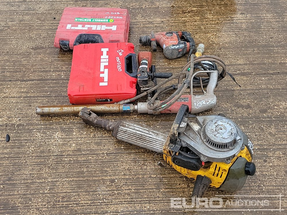 Hilti Hammer Drill (2 of), Hilti Battery Impact Gun, Hilti Battery Grinder, Hycon Hydraulic Core Drill, Wacker Neuson Hand Held Breaker - Construction equipment: picture 2 Hilti Hammer Drill (2 of), Hilti Battery Impact Gun, Hilti Battery Grinder, Hycon Hydraulic Core Drill, Wacker Neuson Hand Held Breaker - Construction equipment: picture 2
