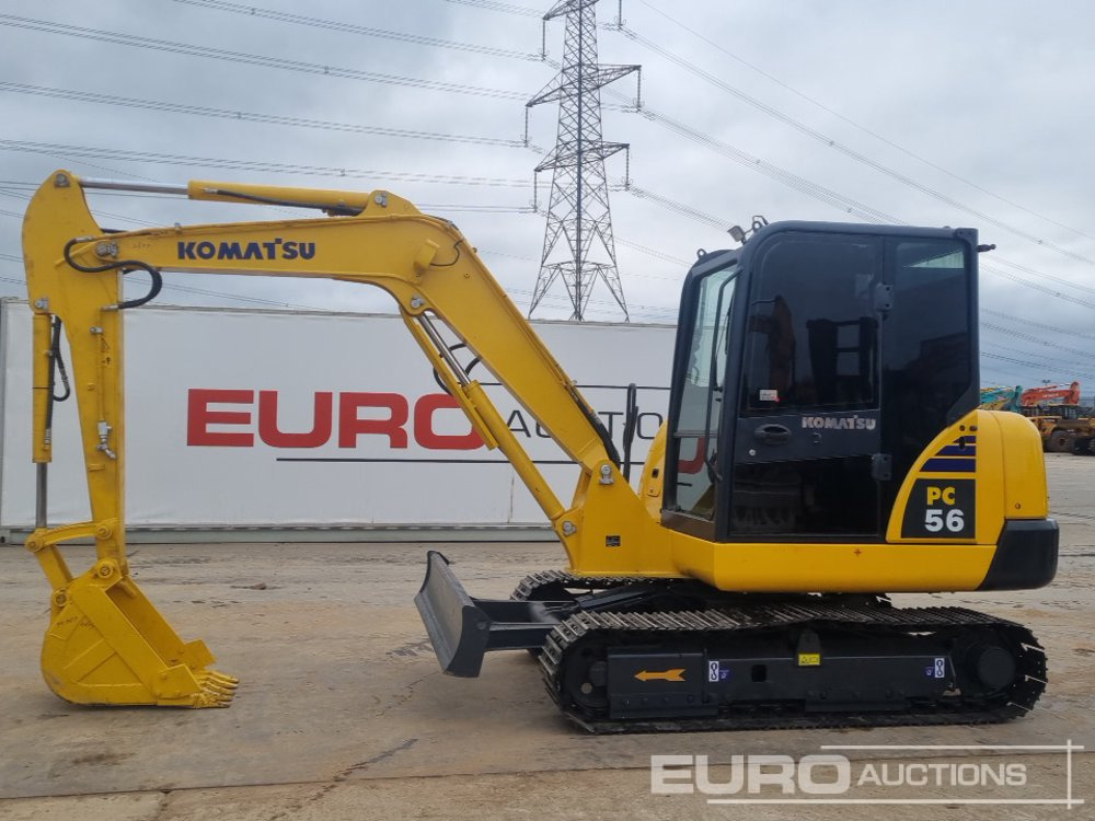 Komatsu PC56-7 - Mini excavator: picture 2 Komatsu PC56-7 - Mini excavator: picture 2