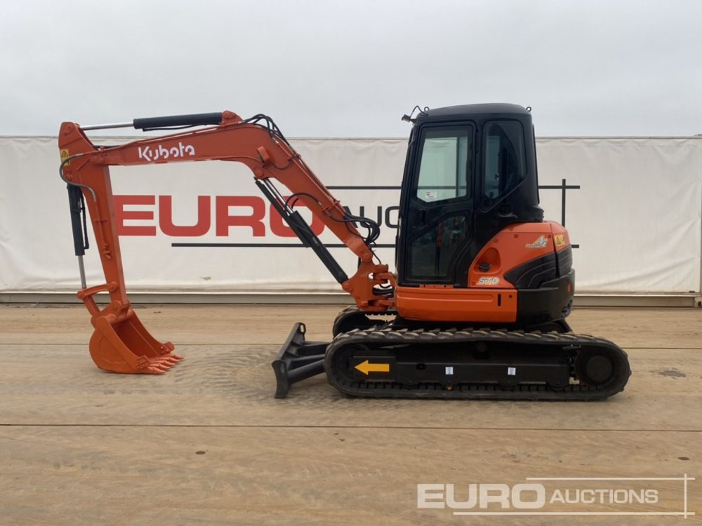 Kubota U55-4 - Mini excavator: picture 2 Kubota U55-4 - Mini excavator: picture 2